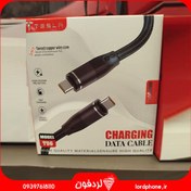 تصویر کابل شارژ و دیتا تایپ سی تسلا مدل T56 Tesla T56 Fast Charging and Data Transfer Cable