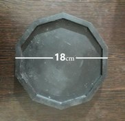 تصویر قالب سیلیکونی زیرگلدانی ده ضلعی 