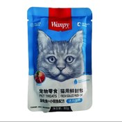 تصویر پوچ گربه ونپی طعم ماهی تن وزن ۸۰ گرم 