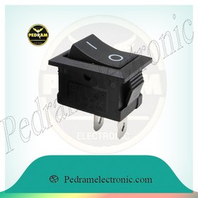 تصویر کلید سوئیچ راکر کوچک 2پین 
