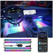 تصویر پنل روشنایی هوشمند خودرو گووی مدل RGBIC Interior Car Lights H7090 