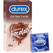 تصویر کاندوم بسیار نازک دورکس مدل شکلاتی intense chocolate بسته 10 عددی 