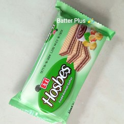 تصویر ویفر هوش بش فندقی کوچک ETi ترکیه وزن 40گرم عددی و بسته ی24تایی 