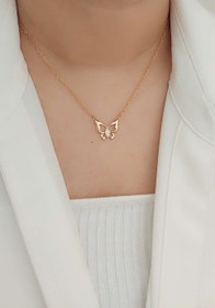 تصویر گردنبند طرح پروانه ژوپینگ 