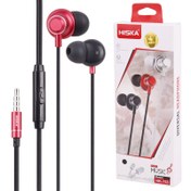 تصویر هندزفری با سیم هیسکا مدل HK-753 Hiska HK-753 Wired Handsfree