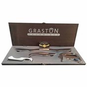 تصویر ابزار ماساژ گراستون ست ۴ تکه استیل 