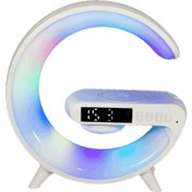 تصویر اسپیکر بلوتوثی قابل حمل طرح RGB مدل G شکل 