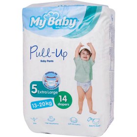 تصویر پوشک شورتی بچه پول آپ مای بی بی سایز ۵ My Baby Pull Up Baby Pants Size 5