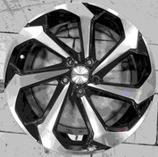 تصویر رینگ اسپرت سایز ۱۶ × ۷ (۱۰۸×۵) ووسن رختراش مشکی دنا+،X۲۲ Sport wheel size 16" x 7 (5×108) Vossen MB Dena+,X22