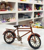 تصویر ماکت دوچرخه فلزی وارداتی - نارنجی 