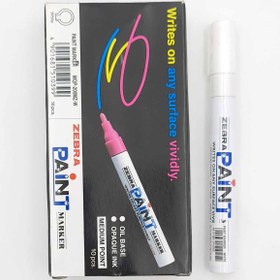 تصویر ماژیک سفید سرگرد فلز نویس زبرا 