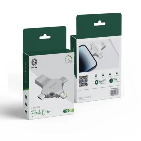 تصویر فلشgreen lion USB flash 64GB - silver 