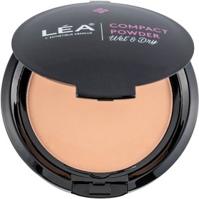 تصویر پنکک فشرده بادوام وزن 15 گرم لئا 405 Lea Compact Powder 15 g