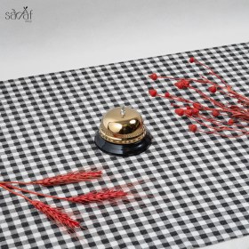 تصویر زنگ بار استیل طلایی (یک عددی) 