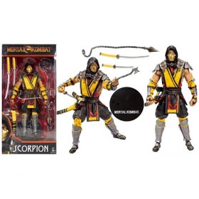 تصویر اکشن فیگور اسکورپیون - مورتال کمبت Mortal Kombat Scorpion action figure 