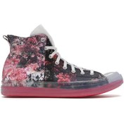 تصویر کتانی کانورس دخترانه ساقدار مدل converse x Javris رنگ گلبهی - ۳ Converse x Jarvis high top pink