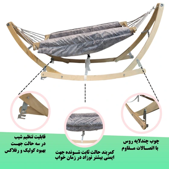 خرید و قیمت ننو نوزاد مدل بانوج برند راتین استور | ترب