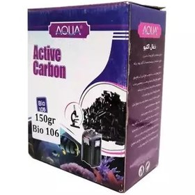 تصویر زغال اکتیو آکواریوم آکوا مدل Active Carbon وزن 150 گرم 