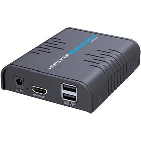 تصویر اکستندر HDMI لنکنگ مدل Lenkeng HDMI Extender LKV373POE-RX 