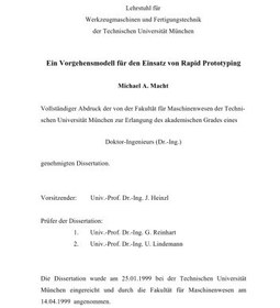 تصویر دانلود کتاب Ein Vorgehensmodell für den Einsatz von Rapid Prototyping کتاب آلمانی یک مدل فرآیند برای استفاده از نمونه سازی سریع