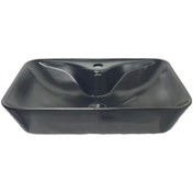 تصویر کاسه روشویی شیرخور گاتریا مدل هما مستطیل - سفید 