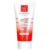 تصویر کرم محافظ آفتاب spf60 بی رنگ مای 50 میل 