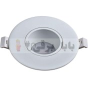 تصویر چراغ هالوژن مات 6 وات LED توکار عمیق پارس لایت مدل F43 