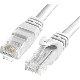 تصویر کابل شبکه Cat5 مدل 26AWG یک متری فابریک Tp-Link رنگ سفید 