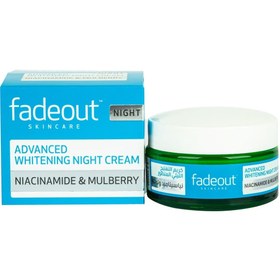 تصویر کرم شب روشن‌کننده پیشرفته ۷۵ میلی‌لیتر برند fadeout Advance Whitening Night Cream 75ml