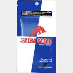 تصویر قرص انرژی زا بدون شکر با طعم ردبول Extra Speed 