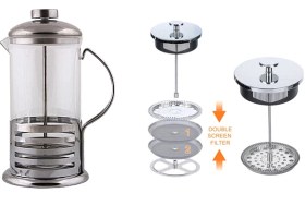 تصویر فرنچ پرس استیل YITIAN 