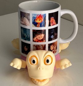 تصویر زیرلیوانی لاک‌پشت صورتی 