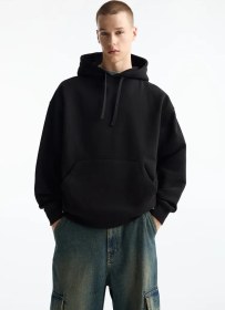 تصویر هودی ساده مردانه PULL&BEAR Basic hoodie 