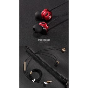 تصویر هندزفری دبلیو کی مدل WI-330 WK WI300 In-ear Wired Metal Stereo Headphones