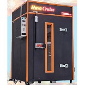 تصویر میوه خشک کن صنعتی حرارتی گازی ۳۰۰ کیلوگرم استیل با ۶۰ کشو 