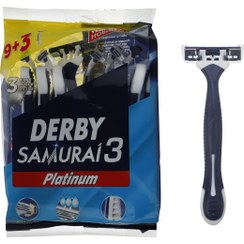 تصویر خود تراش مدل Samurai 3 بسته 12 عددی سه لبه دربی Self-tapping Samurai 3, pack of 12, with three Derby edges