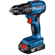تصویر دریل پیچ گوشتی چکشی شارژی 18 ولت تک باتری بوش GSB 185-LI Bosch  GSB 185-LI 18V  Single Battery Cordless Hammer Drill/Screwdriver