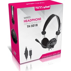 تصویر هدست تسکو TH 5018 TSCO TH 5018 Wired Headset