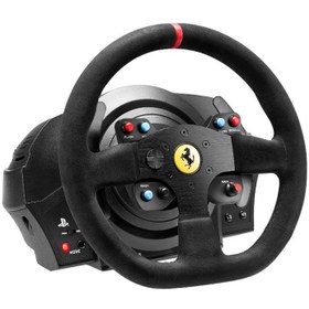 تصویر دسته فرمان و پدال بازی تراست مستر مدل Thrustmaster T300 Thrustmaster T300 Ferrari Integral Racing Wheel Alcantara Edition USB Joystick