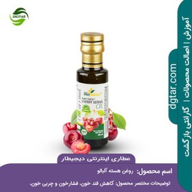 تصویر آموزش خواص روغن هسته آلبالو + خرید اینترنتی 