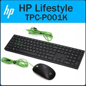 تصویر ماوس و کیبورد HP Lifestyle TPC-P001K HP TPC-P001K Keyboard Mouse