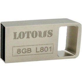 تصویر فلش مموری لوتوس مدل L801 ظرفیت 8 گیگابایت ا Lotous L801 Flash Memory USB 2.0 8GB Lotous L801 Flash Memory USB 2.0 8GB