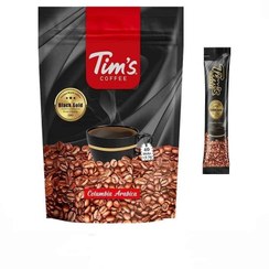 تصویر قهوه بلک اسپرسو فوری Tim’s بسته 40 عددی 