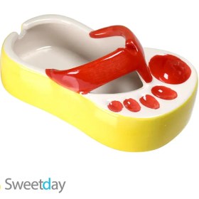 تصویر زیرسیگاری طرح دمپایی 