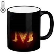 تصویر ماگ حرارتی لومانا طرح M کد MAG0615 