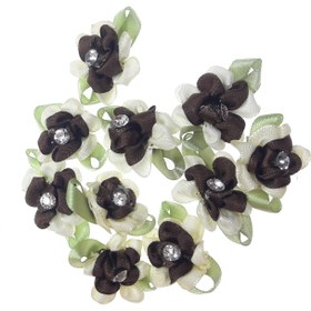 تصویر گل تزئینی مدل Y698 بسته 10 عددی 