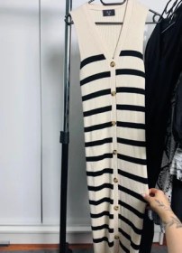 تصویر پیراهن بافت کبریتی کشی اندامی 