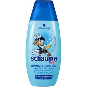 تصویر شامپو بچه پسرانه Schauma Schauma Kids Shampoo And Shower Gel For Boy