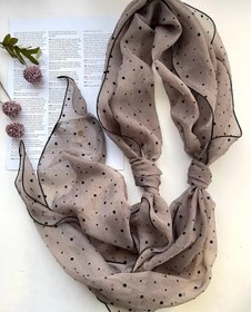 تصویر شال حریر ابریشم توپی 