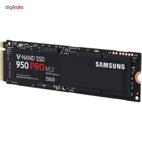 تصویر حافظه SSD سایز M.2 2280 سامسونگ مدل 950Pro ظرفیت 256 گیگابایت 